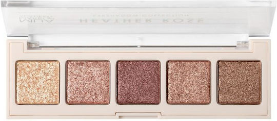 MUA Heather Rose Paletă cu Farduri de Pleoape Matte în Formă Solidă 3.8gr