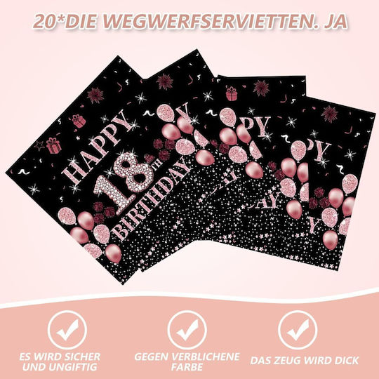 Partygeschirr für Party 61 Stück