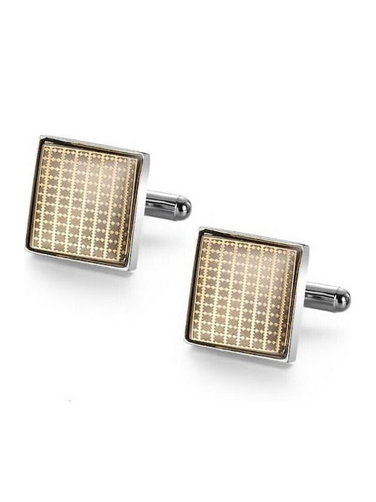 Martin & Co Cufflinks In Silver Colour