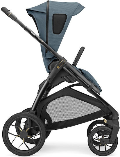 Inglesina Aptica XT Duo Reversible 2 in 1 Baby Stroller Suitable for Newborn Himalaya Blue / Total Black 12.6kg