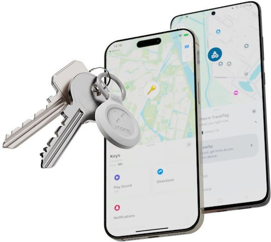 Xtorm TravelTag Compatibil Cu Apple Find My & Google Find Hub Alb 3 Buc