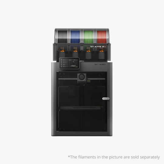 Bambu Lab X2D Combo Imprimantă 3D Autonomă cu Extruder Dublu și Conectivitate USB / Wi-Fi