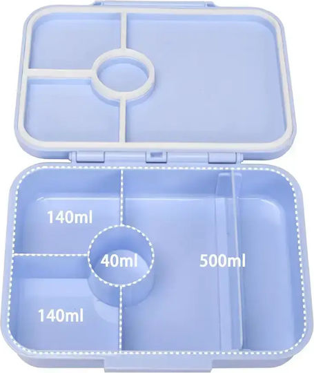 Ланч Кутия Bentobox 850ml Pandaboo – 5 Уникални Дизайна Цветя