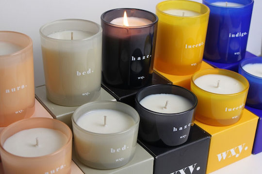 wxy. Aromatic Soy Candle in Jar with Orchid Perfume 95g