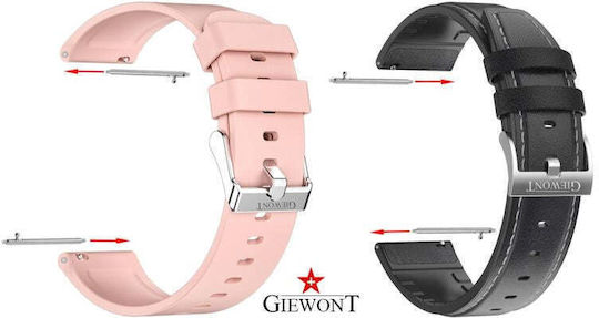 Τηλεσκόπιο Giewont Ατσάλινο 18 Mm Λουράκι Βραχιόλι Smartwatch Gwt18
