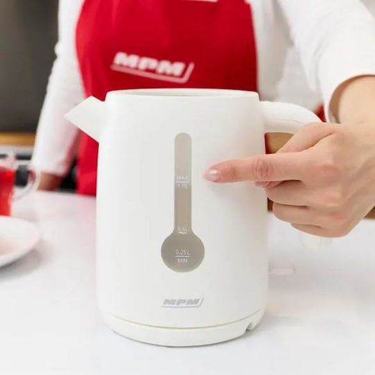 MPM Kettle 1L 2200W White