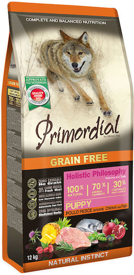 Primordial Puppy Chicken & Sea Fish 2kg Dry Food for Puppies with Chicken and Fish