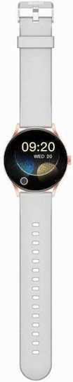 Gravity GT2-3 Pro 45mm Smartwatch with Heart Rate Monitor (Rose Gold)