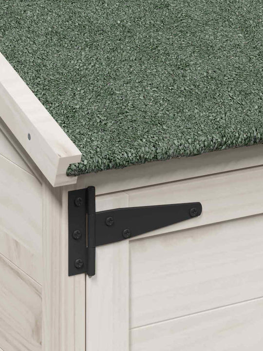 Wooden Garden Shed White M1.065xW0.56xH1.135m