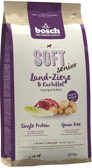Bosch Petfood Concepts Soft Senior 12.5kg Dry Food Grain-Free & Gluten-Free for Senior Neutered Dogs with Meat and Potatoes