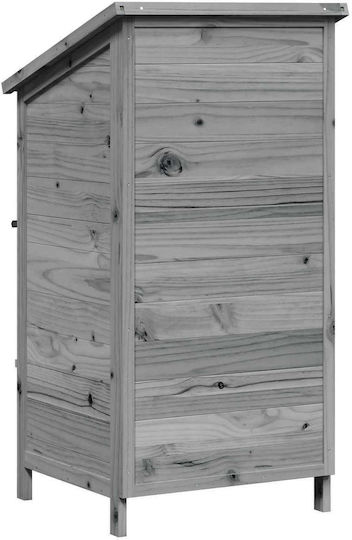Wooden Garden Shed M0.59xW0.56xH1.135m