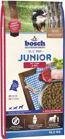 Bosch Petfood Concepts Junior 15kg Dry Food Grain-Free & Gluten-Free for Puppies with Lamb and Rice