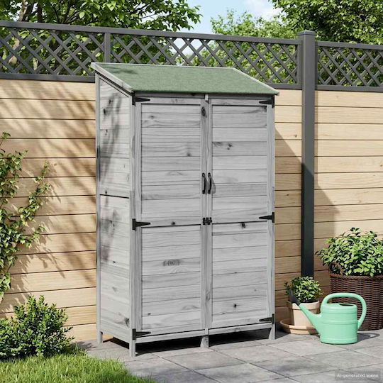Wooden Garden Shed M1.065xW0.56xH1.76m