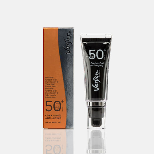Version Cream - Gel Anti-Aging Αδιάβροχο Αντηλιακό Gel Προσώπου SPF50 50ml