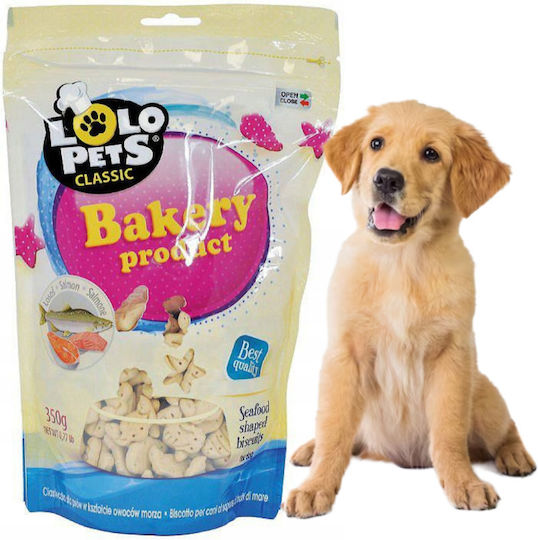 Lolo Pets Biscuiți pentru câini cu Somon 350gr
