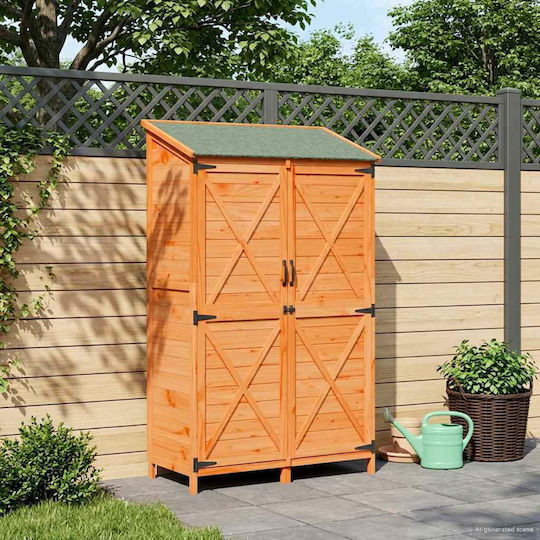 Wooden Garden Shed M1.06xW0.56xH1.765m