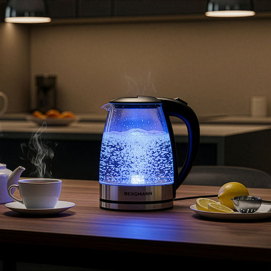 Bergmann Fierbător 1.8l 2200W Negru