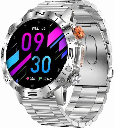 Gravity GT20-2 Smartwatch mit Herzfrequenzsensor (Schwarz)