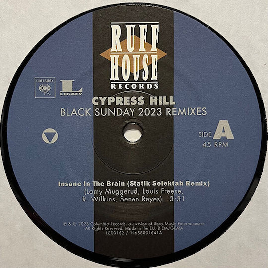 Cypress Hill Black Sunday 2023 Remixes Vinyl