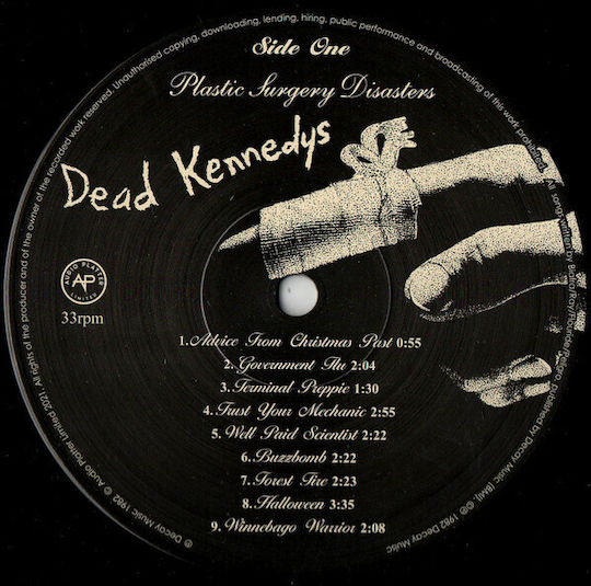 Dead Kennedys Plastic Surgery Disasters 1 Vinyl-Schallplatte