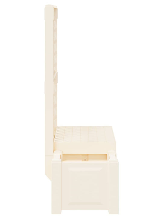 Outdoor Bench Made of Polypropylene 173x49x135.5cm
