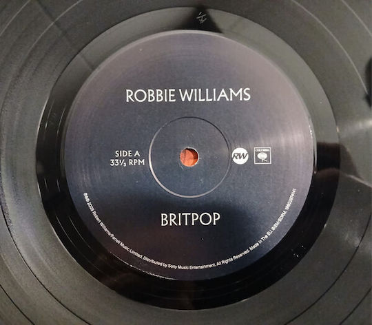 Robbie Williams Britpop Vinyl