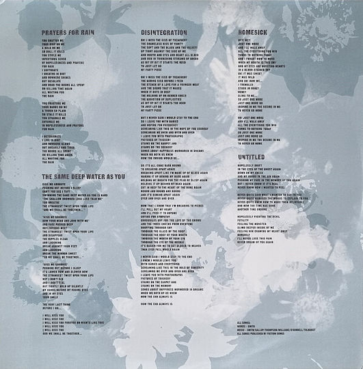 Cure Disintegration Vinyl