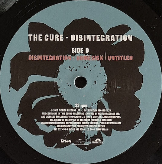 Cure Disintegration Vinyl
