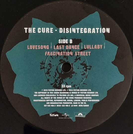 Cure Disintegration Vinyl