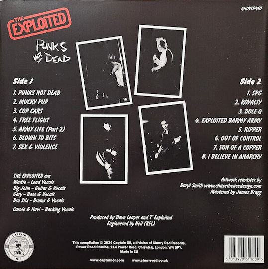 Exploited Punks Not Dead Vinyl