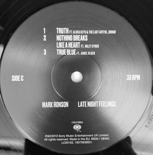 Mark Ronson Late Night Feelings Vinyl