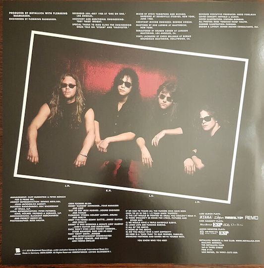 Metallica Justice All Vinyl