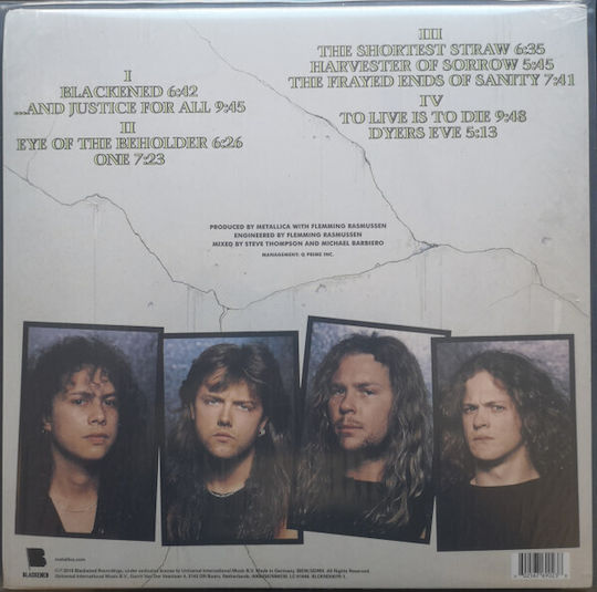 Metallica Justice All Vinyl