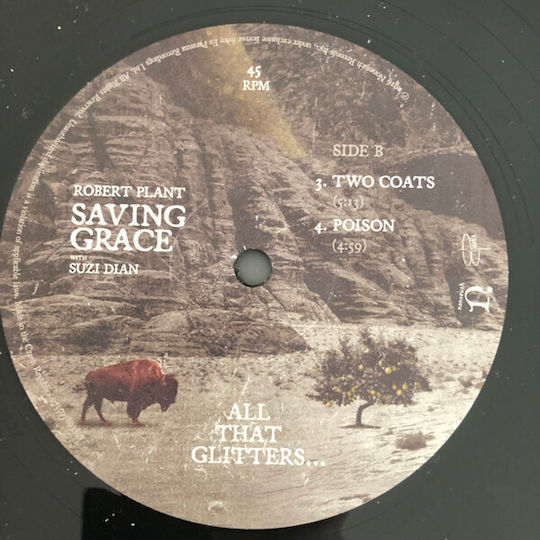 Robert Plant Suzi Dian Saving Grace All That Glitters Vinyl