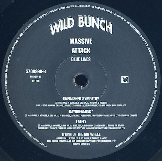 Massive Attack Blue Lines Vinyl