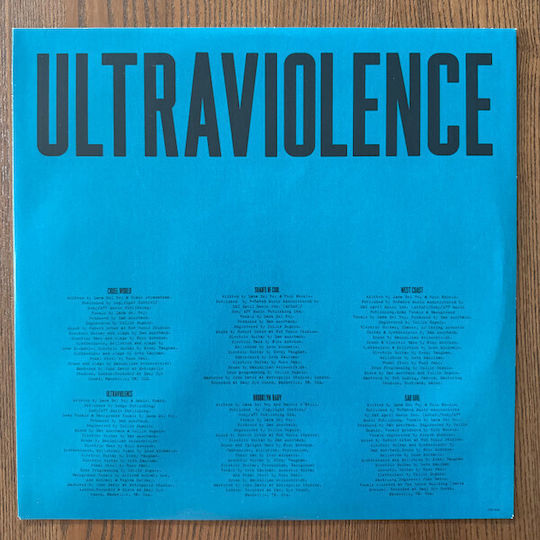 Lana Del Rey Ultraviolence Vinyl