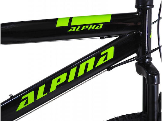 Alpina 21t/s 26 Zoll Schwarzes Mountainbike mit Geschwindigkeiten