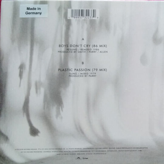 Cure Boys Don't Cry 86 Mix Vinyl