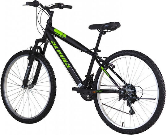 Alpina 21t/s 26 Zoll Schwarzes Mountainbike mit Geschwindigkeiten