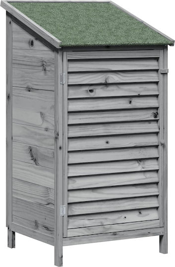 Wooden Garden Shed M0.59xW0.56xH1.135m