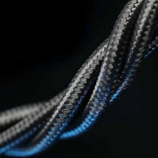 Blavec Raptor Braided USB 2.0 Cable USB-C Male - USB-C 60W PD Black 0.25m