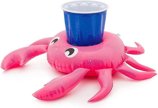 Floating Drink Coaster Suport Gonflabil Pentru Băuturi Roz 7.5cm