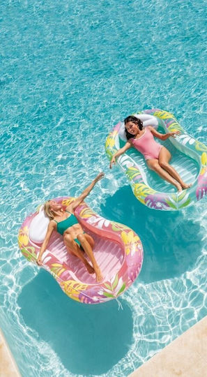 Intex Tropical Надуваем Плажен Дюшек 206x122cm