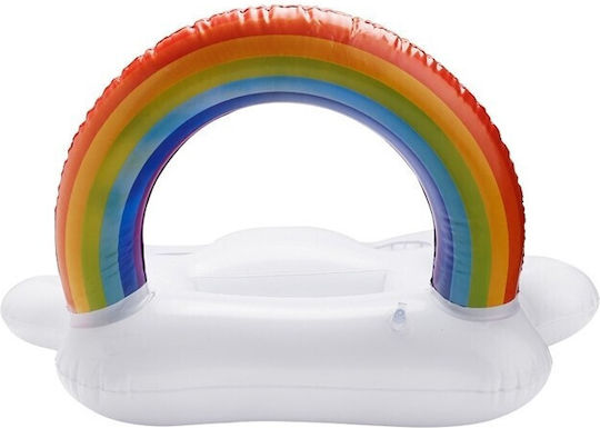 Rainbow Cloud Inflatable Cup Holder White 60x41cm