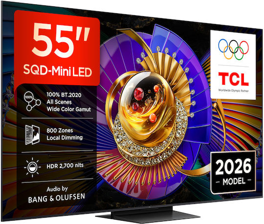 TCL Smart Fernseher 55" 4K Ultra HD Mini-LED C7L HDR (2026) 55C7L