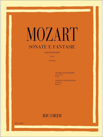 Ricordi W.A.Mozart Sonate e за Пиано W004127000