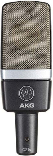 AKG C 214 STEREO PAIR Set Condenser Microphone XLR Shock Mounted for Vocals