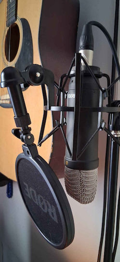Rode NT-1 Signature Series Condenser Microphone Shock Mounted for Vocals in White Color