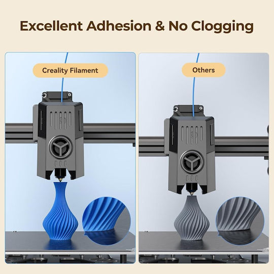 Creality3D PLA 3D Printer Filament 1.75mm Λευκό 2kg