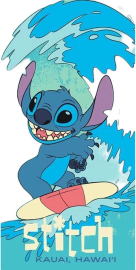 Disney Stitch Παιδική Πετσέτα Θαλάσσης Τιρκουάζ 140x70εκ.